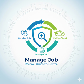 ระบบจัดการ งาน รับเอง และ ส่ง