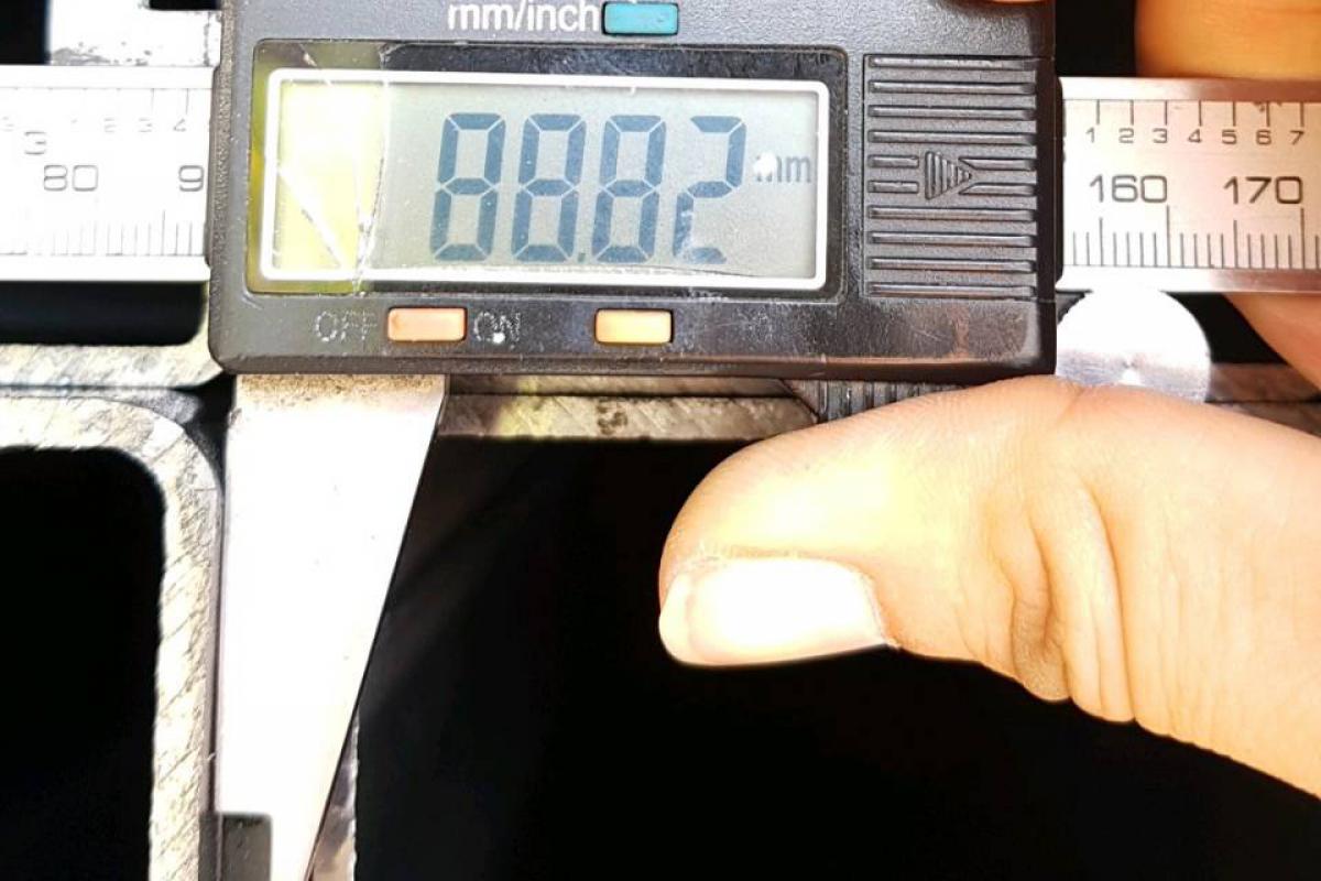แป๊ปโปร่ง 90 มม หน้ากว้าง