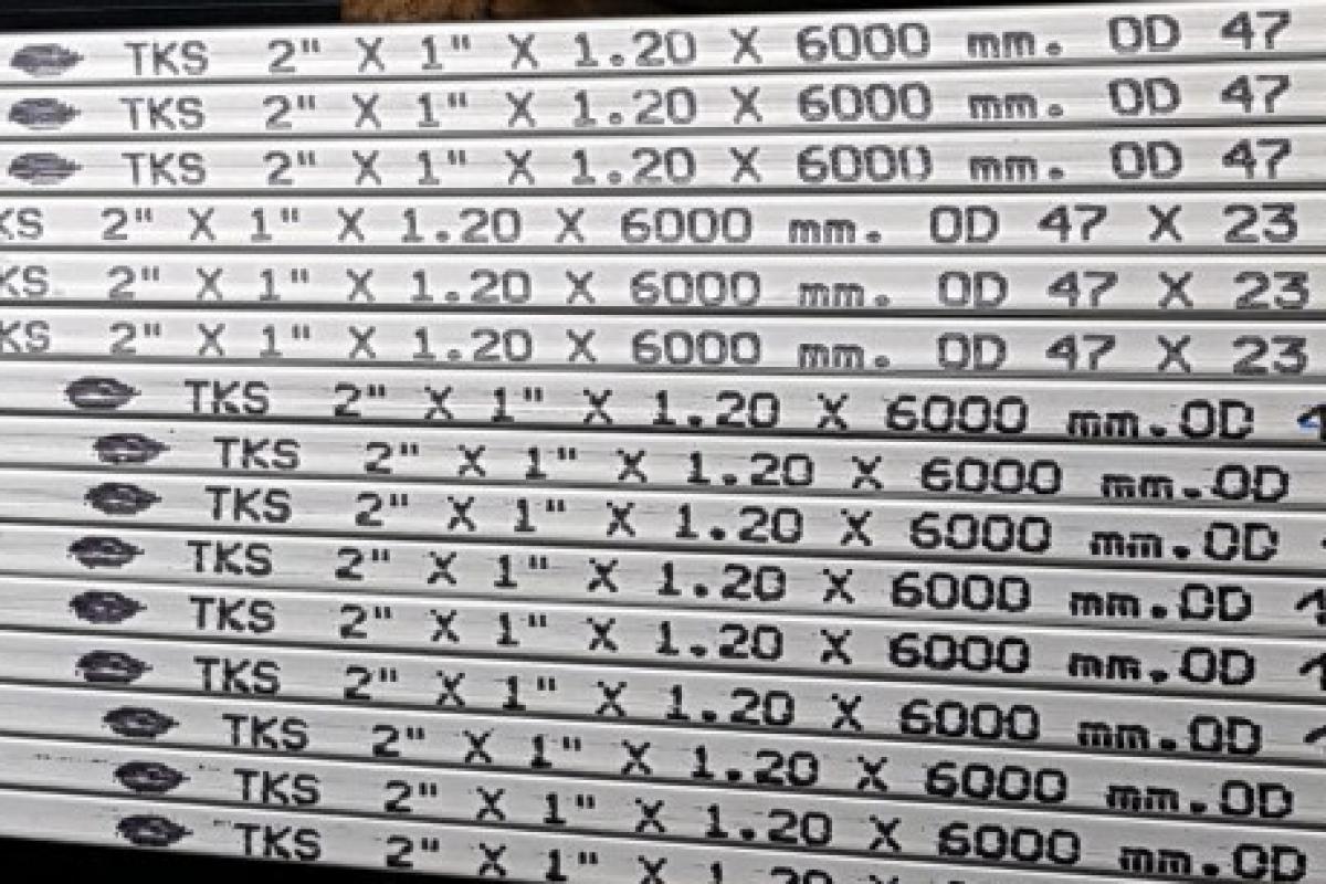 แป๊บแบน ซิ้งค์ 50 x 25 x 1.2 mm พ่น