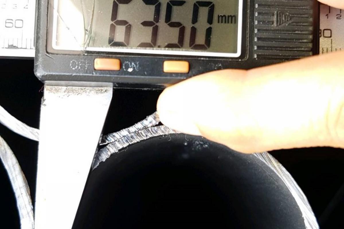 แป๊ปดำ 2″1/2 od63.5 หนา 1.7 วัดนอก