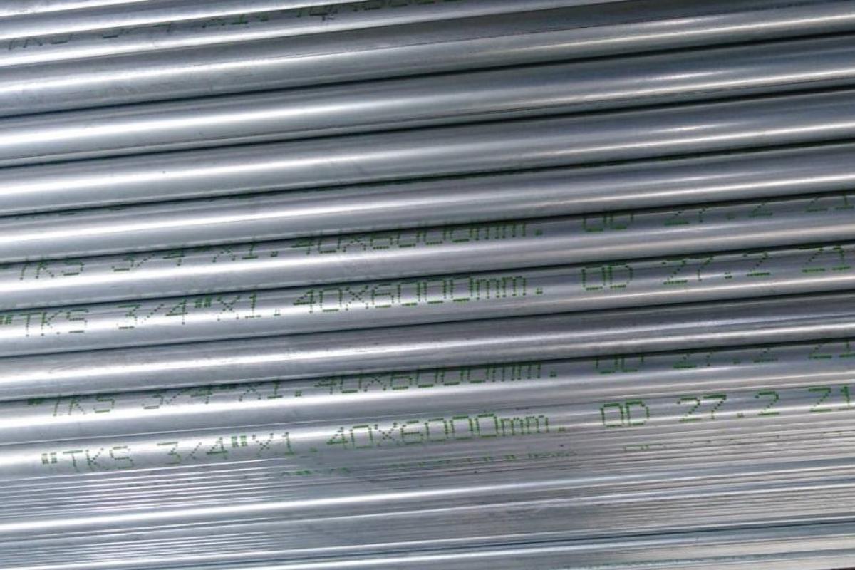 แป๊ปดำ gi 3/4 หนา 1.4 z120 พ่นข้าง