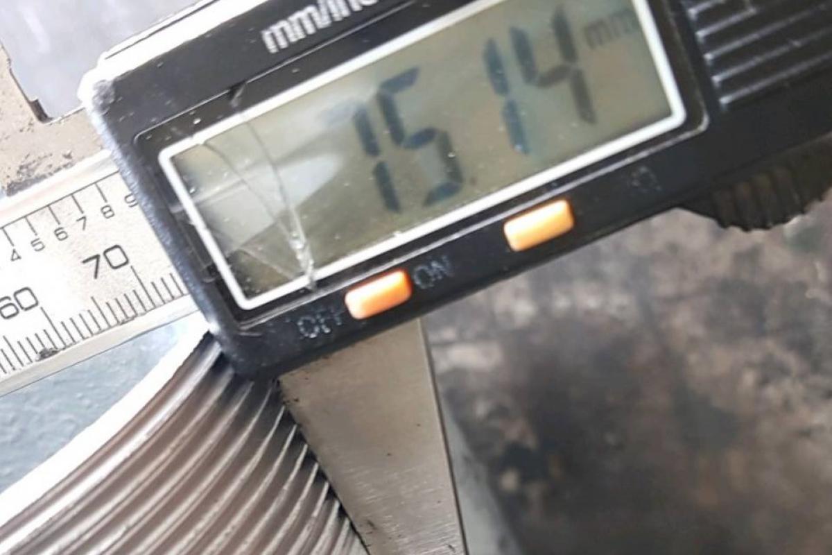 แป๊ปประปา 2″1/2 คาดน้ำเงิน วัดนอก