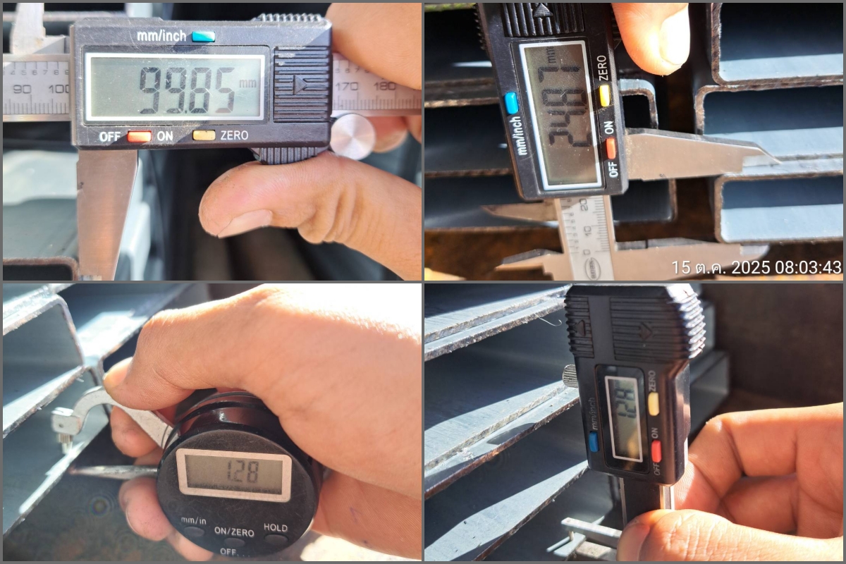 แป๊ปแบน-GI 4″ x 1″ ( 100 x 25 )