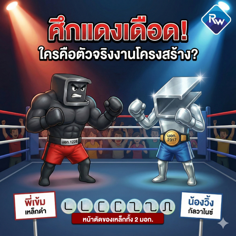 ศึกแห่งศักดิ์ศรี เหล็กฉาก รางพับ เหล็กตัวซี 