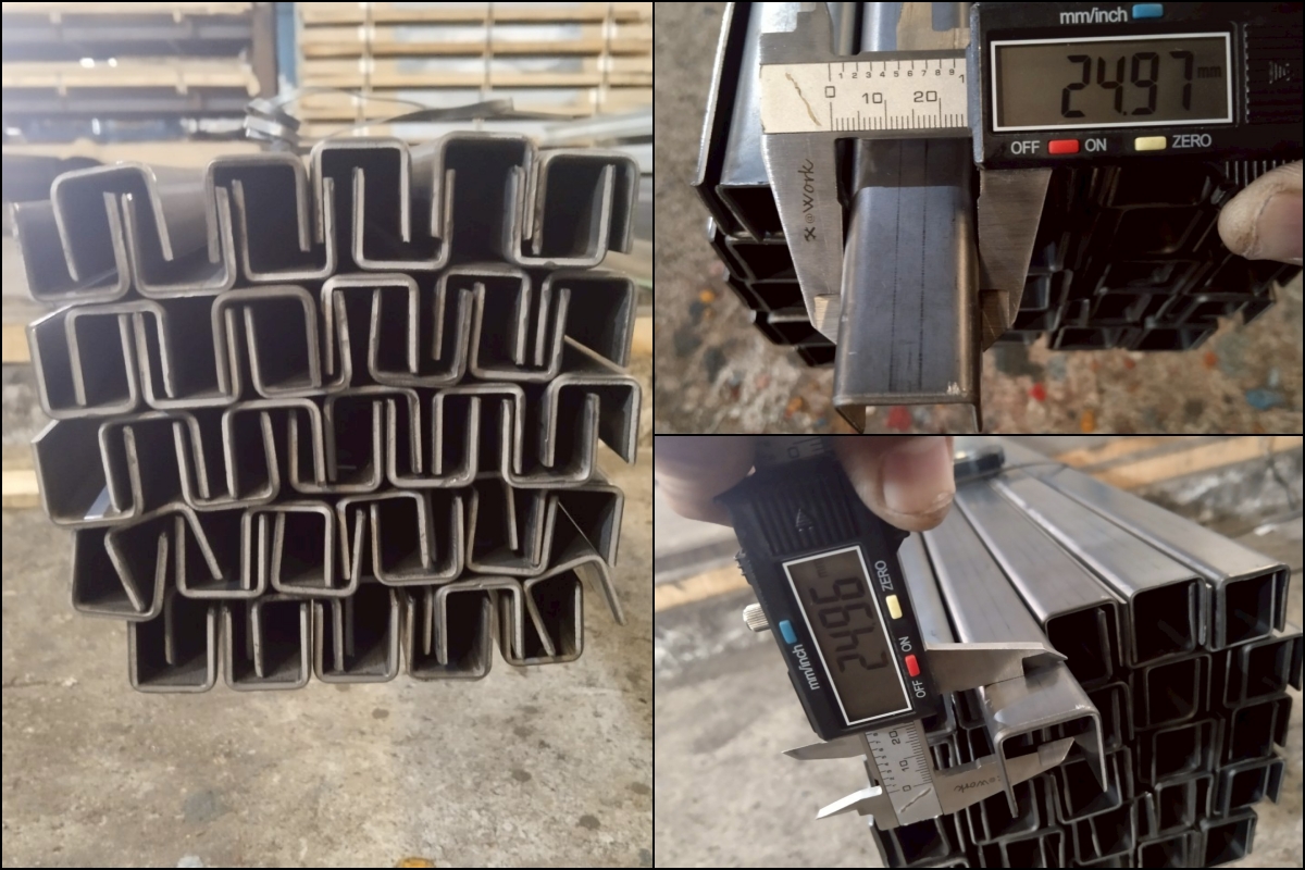 รางพับ 25 x 25