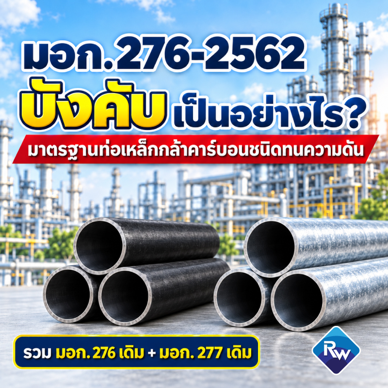 รู้จัก มอก. 276-2562 ให้มากกว่าแค่ “ท่อประปา”