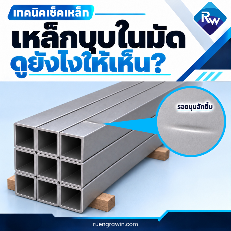 เหล็กบุบในมัด คราบบนผิวเหล็ก ดูแลอย่างไร?